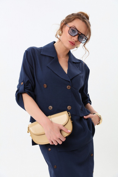 Жакет NikVa 973-1 индиго - фото 2