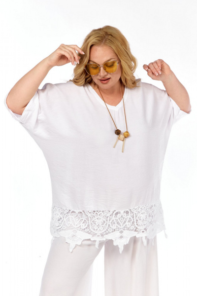 Блуза Abbi 4055 белый - фото 10