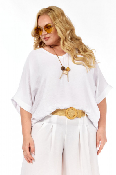 Блуза Abbi 4055 белый - фото 4