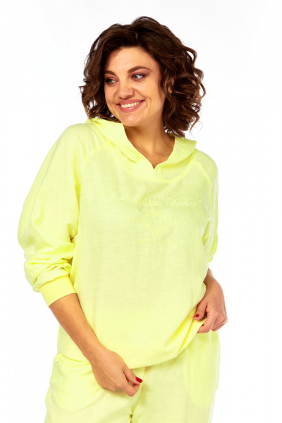 Брюки, кофта Диомант 2077 желтый - фото 4