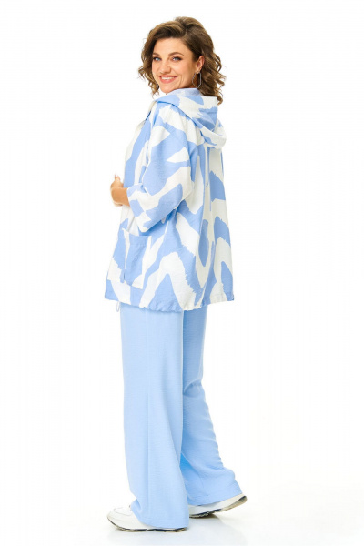 Брюки, бомбер, топ VI ORO VR-1191 облака - фото 29