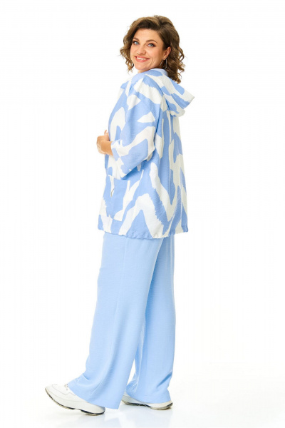 Брюки, бомбер, топ VI ORO VR-1191 облака - фото 28