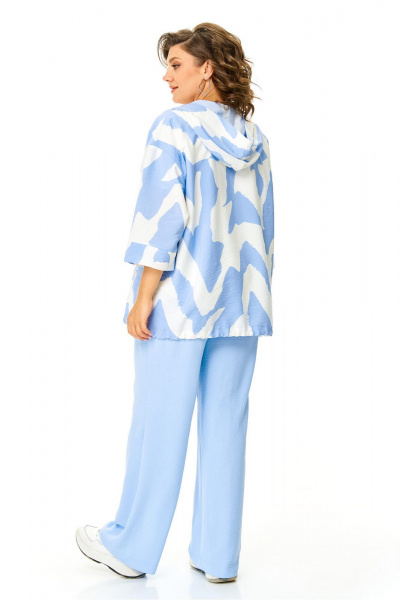 Брюки, бомбер, топ VI ORO VR-1191 облака - фото 27