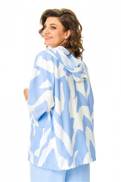 Брюки, бомбер, топ VI ORO VR-1191 облака - фото 10