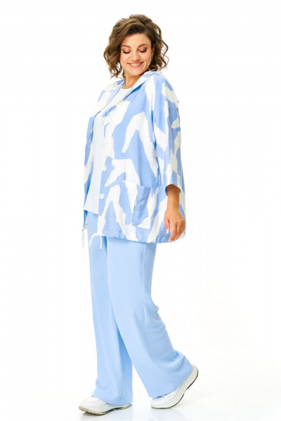 Брюки, бомбер, топ VI ORO VR-1191 облака - фото 3