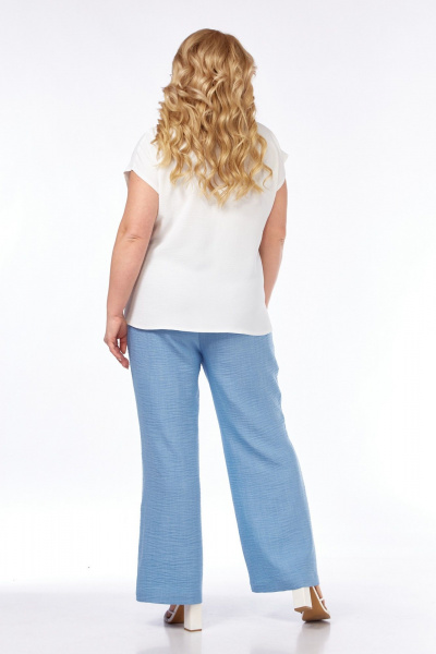 Брюки, жакет, топ Grace for you 309 голубой - фото 7