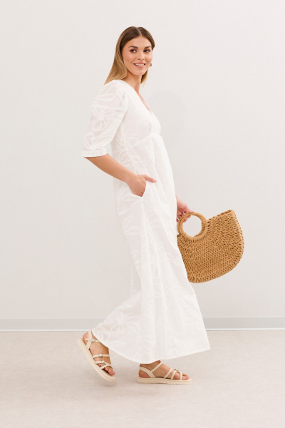 Платье DAVA 1219 белый - фото 5