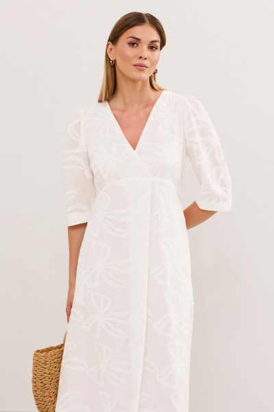 Платье DAVA 1219 белый - фото 7