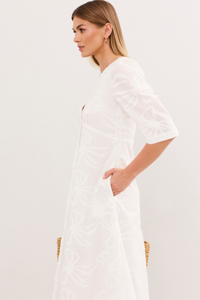 Платье DAVA 1219 белый - фото 6