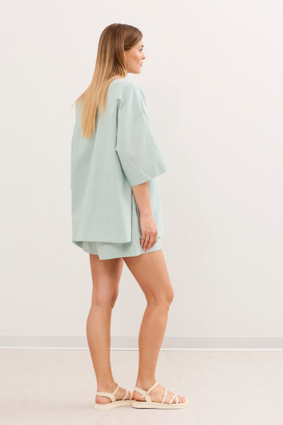 Жилет, шорты DAVA 2231 мята - фото 7