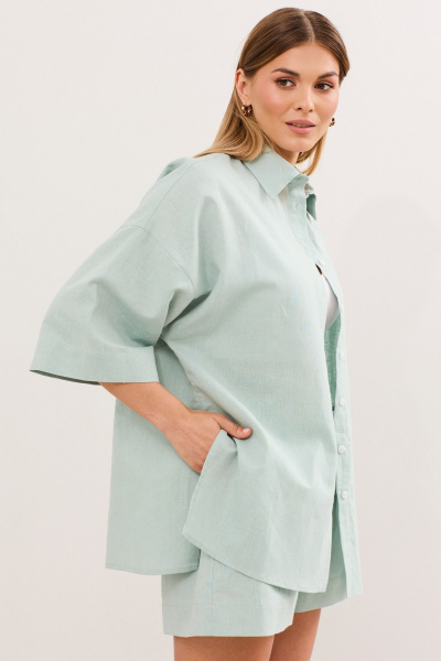 Жилет, шорты DAVA 2231 мята - фото 6