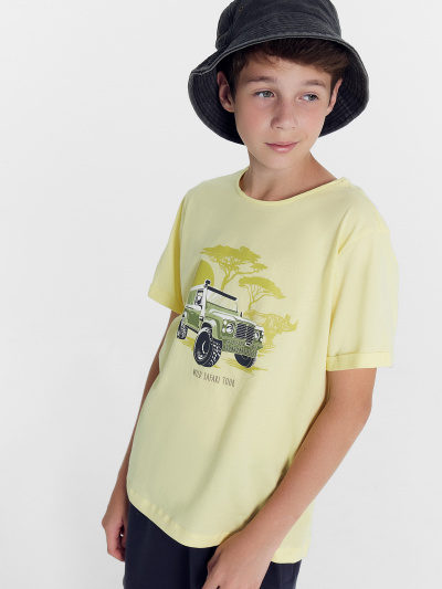 Футболка Mark Formelle 113421/24-27793П-0 лимонад_печать_3_сл_на_пол - фото 80