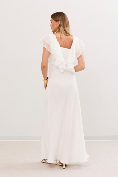 Платье DAVA 1218 белый - фото 2