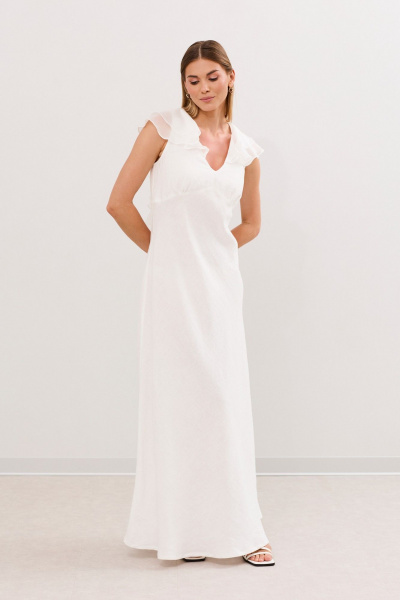 Платье DAVA 1218 белый - фото 4