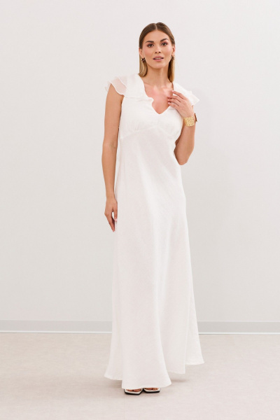 Платье DAVA 1218 белый - фото 3