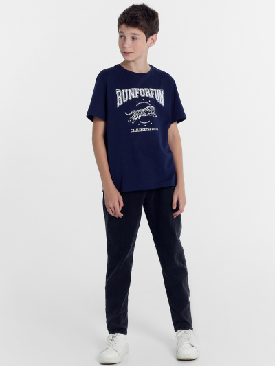 Футболка Mark Formelle 113432/24-30040П-0 синий_печать_Печать - фото 8