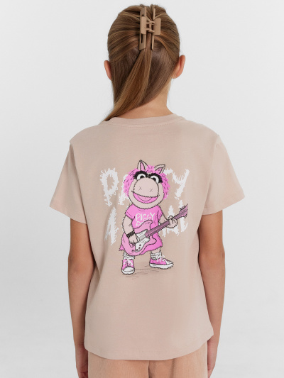 Футболка Mark Formelle 117835/24-27920П-0 холодный_бежевый_печать_3_сл_на_пол_3_сл_на_спинке - фото 9