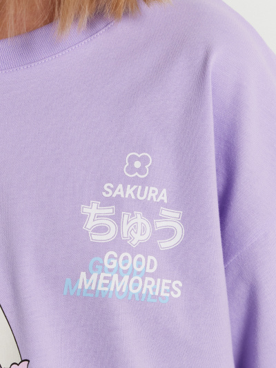 Футболка Mark Formelle 117843/24-27896П-0 св.лаванда_печать_3_сл_на_пол - фото 11