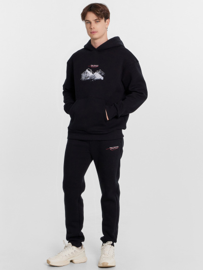 Худи Mark Formelle 121806-1/24-4273П-7П-2 черный_печать_538_D_вышивка - фото 8