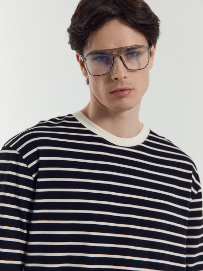 Джемпер Mark Formelle 121811/22/3166П-0 молочно_черная_полоска1 - фото 13