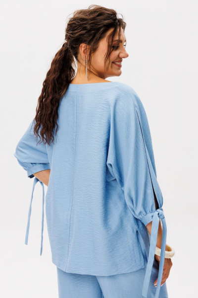 Блуза, брюки Anelli 1536 небо - фото 7