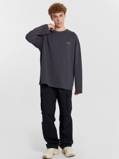 Лонгслив Mark Formelle 121902/24-3965П-0 графит_печать_1_сл_на_пол_2_сл_на_спинке - фото 9