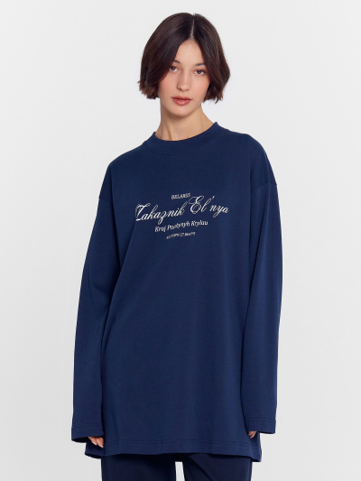 Лонгслив Mark Formelle 122999/24-29978П-0 глубокий_синий_печать_1_сл_на_пол - фото 72