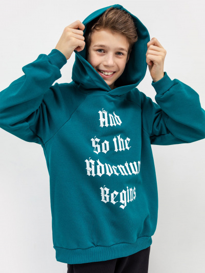 Худи Mark Formelle 123418/22/21358П-7 изумруд_печать_2_сл_на_пол - фото 44