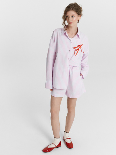 Шорты Mark Formelle 132366/24-32797П-9 розово_голубая_полоска - фото 6