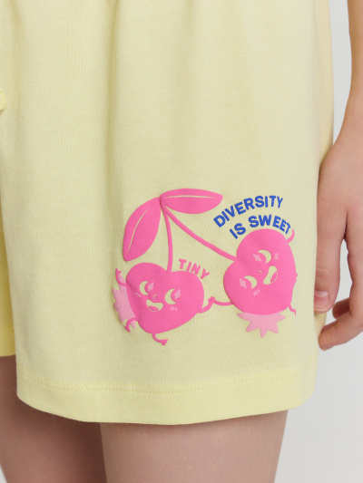 Шорты Mark Formelle 137727/24-33078П-0 лимонад_печать_1_сл_на_ЛВ_дет - фото 12