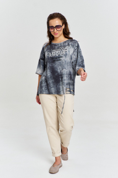 Футболка AVE RARA 2230 серо-бежевый - фото 2