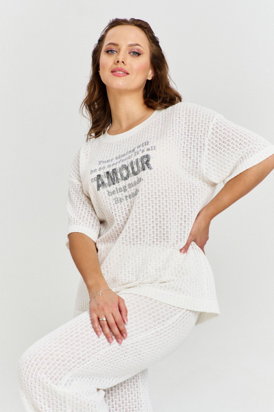 Джемпер AVE RARA 2236 экрю - фото 2