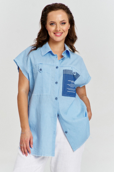 Рубашка AVE RARA 2239/1 голубой - фото 1