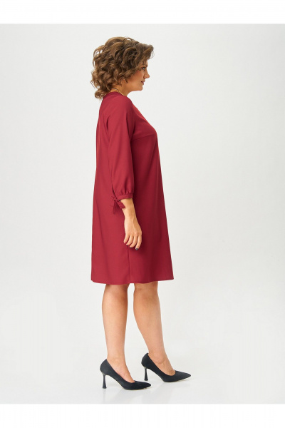 Платье Zlata 4450 бордовый - фото 2