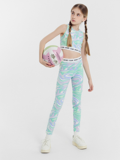 Леггинсы, топ Mark Formelle 397728/24-25688П-5 мятные_волны - фото 6