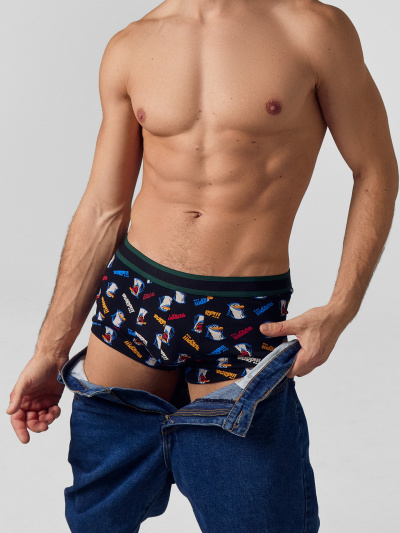 Трусы Mark Formelle 411124-2/25-4874П-5 прикольные_пингвины_глубокий_синий5 - фото 12