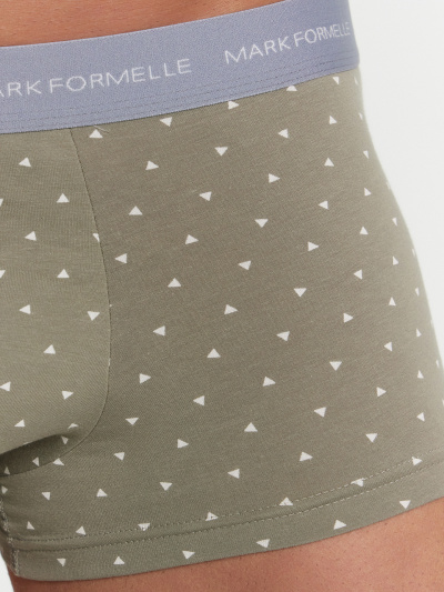 Трусы Mark Formelle 411124-3/25-5136П-5 треугольники_на_серо_зеленом_на_сизом_на_морском - фото 8