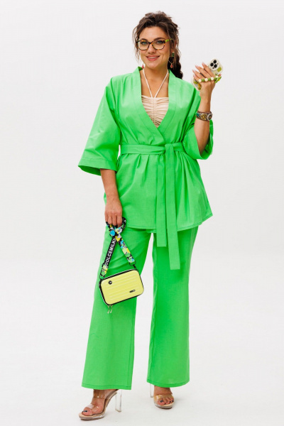 Брюки, кардиган Anelli 1597 руккола - фото 1