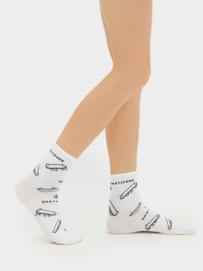 Носки Mark Formelle 444K-2709/B4-24444K белый_рис.2709 - фото 49