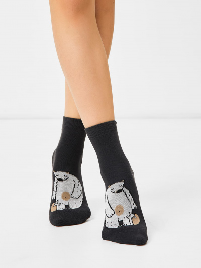 Носки Mark Formelle 504K-2137/B4-22-504K-1 графитовый_рис.2137 - фото 76