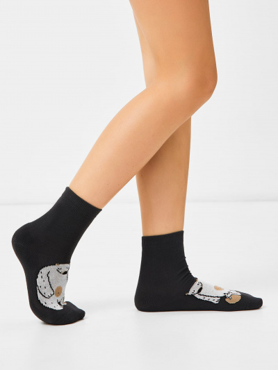 Носки Mark Formelle 504K-2137/B4-22-504K-1 графитовый_рис.2137 - фото 64