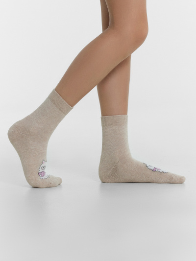 Носки Mark Formelle 504K-2919/B4-24504K бежевый_меланж_рис.2919 - фото 64