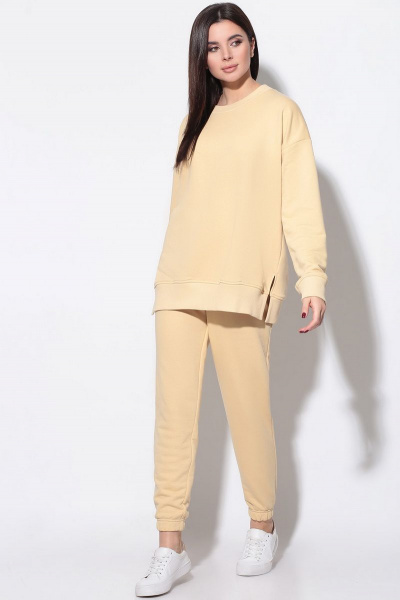 Брюки, худи LeNata 21177 желтый - фото 3