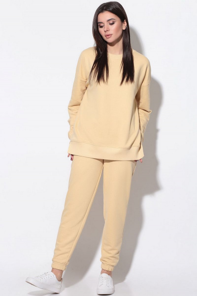 Брюки, худи LeNata 21177 желтый - фото 1