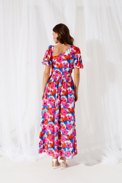 Платье ELLETTO LIFE 1097 мультиколор - фото 5