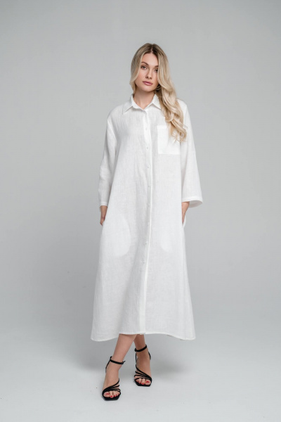 Платье SHLOMO 4-1-101 белый - фото 1