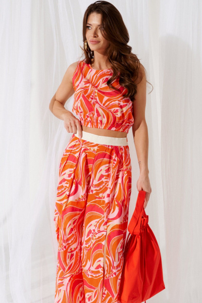 Брюки, топ ELLETTO 5297 мультиколор - фото 4