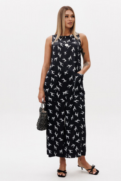 Комбинезон Ma Vie М-142с черный - фото 8