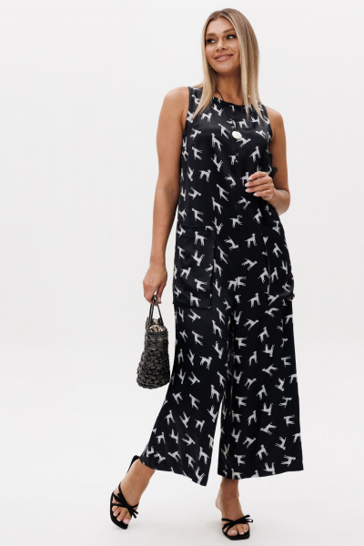 Комбинезон Ma Vie М-142с черный - фото 6