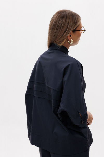 Блуза, брюки Ma Vie М-580с синий - фото 9